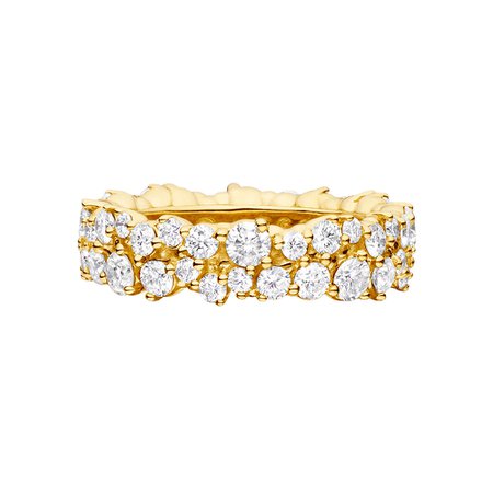 Paul Morelli Yellow Gold Diamond Confetti Band Ring | Betteridge