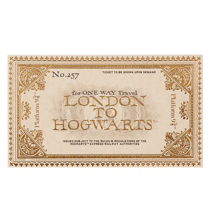 Hogwarts Express Souvenir Ticket | Harry Potter Shop UK