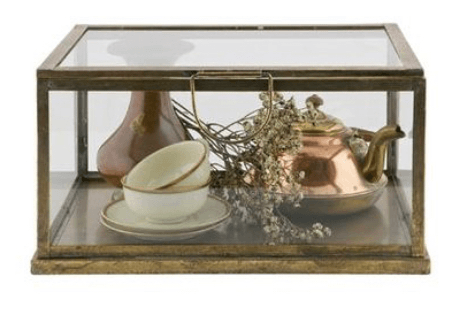 cottagecore glass box