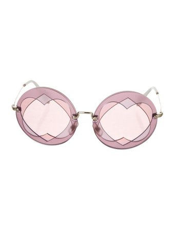 Miu Miu Heart Tinted Sunglasses - Accessories - MIU77537 | The RealReal