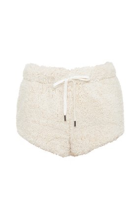 Clothing : Shorts : 'Bambi' Cream Teddy Shorts