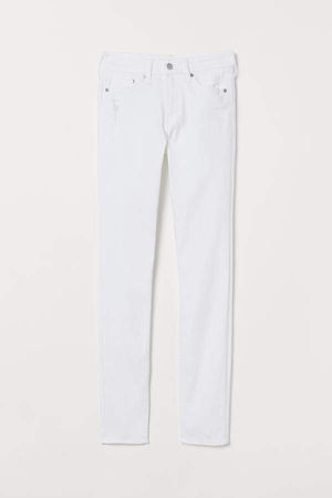 Skinny Regular Jeans - White
