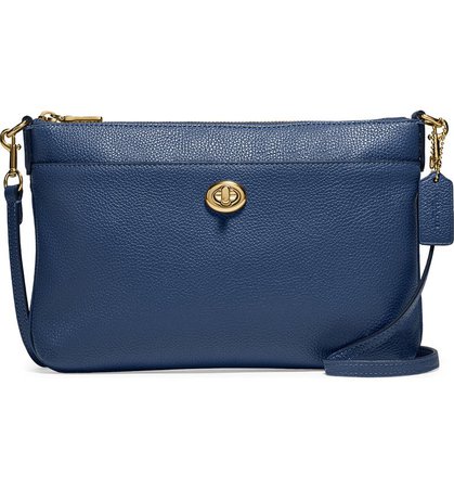 COACH Polly Pebble Leather Crossbody Bag | Nordstrom