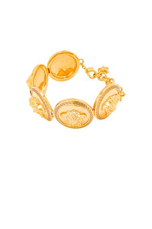 VERSACE Coin Bracelet in Gold | FWRD