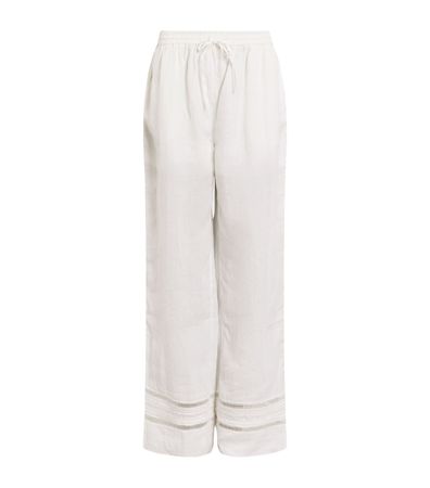 Womens AllSaints white Ramie Jade Trousers | Harrods # {CountryCode}