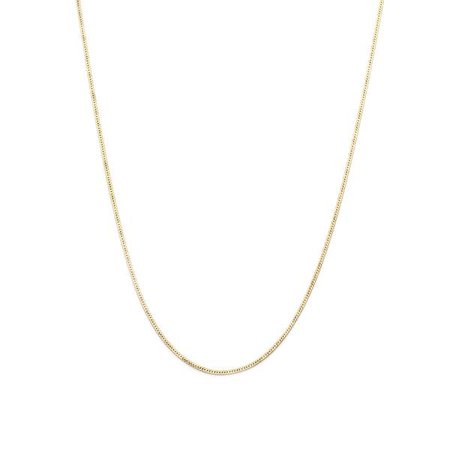 Herringbone Chain Necklace | Gold