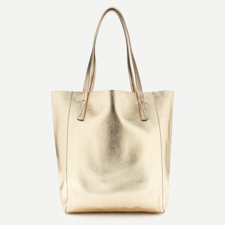 J.Crew: The Carryall Tote In Metallic For Women
