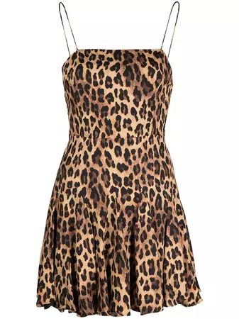 Alice + Olivia Ginny leopard-print Mini Dress - Farfetch