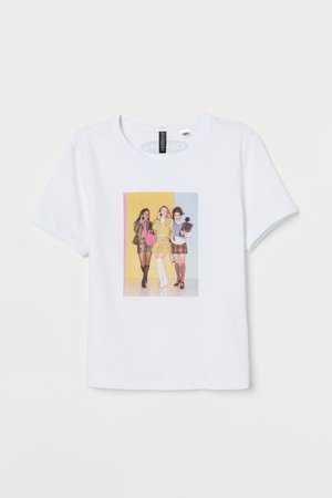 T-shirt - White/Clueless - | H&M US