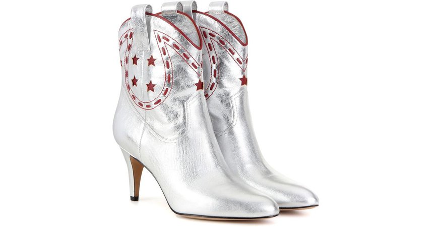 silver cowboy boots marc jacob