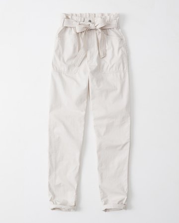 Belted Ultra High rise Utility Pants