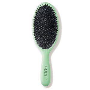 mint green hairbrush