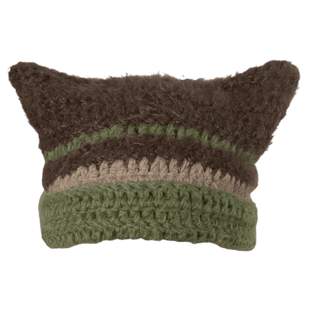slowdived - cat beanie crochet