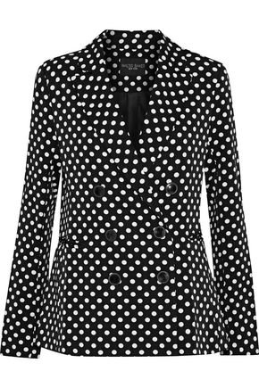 Jenise double-breasted polka-dot twill blazer | W118 by WALTER BAKER | Sale up to 70% off | THE OUTNET