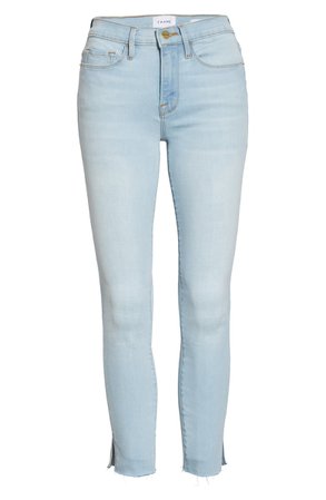 FRAME Le Skinny de Jeanne Ankle Skinny Jeans (Pacifica) | Nordstrom