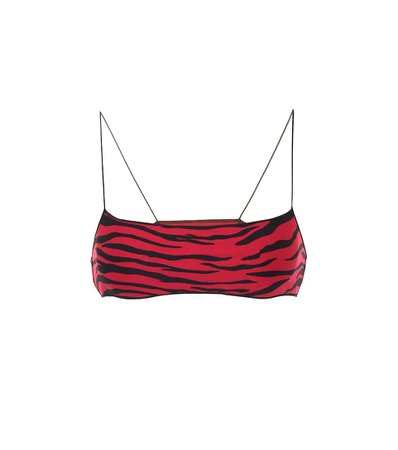 Tropic of C - Exclusive to Mytheresa – The C zebra-print bikini top | Mytheresa