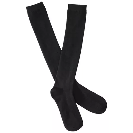 Women's Knee High Socks Solid Black - Xhilaration® : Target
