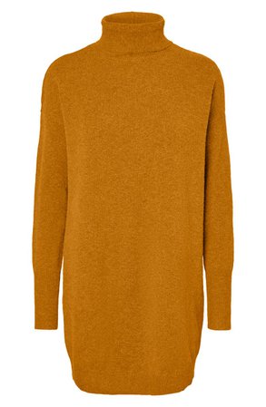VERO MODA Brilliant Turtleneck Long Sleeve Sweater Dress | Nordstrom