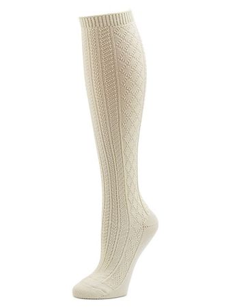 HUE Women's Cable Super Soft Knee Socks | TheBay