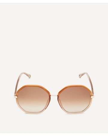 Chloe Demi-round Natural Sunglasses