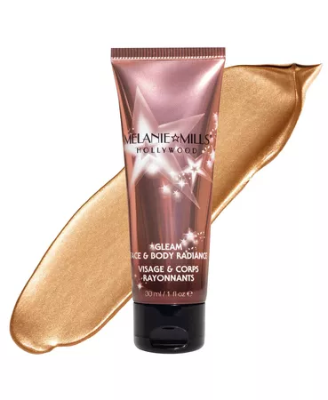 Melanie Mills Hollywood Women's Gleam Face and Body Radiance All in One Makeup, Moisturizer and Glow, 1 oz & Reviews - Makeup - Beauty - Macy's
