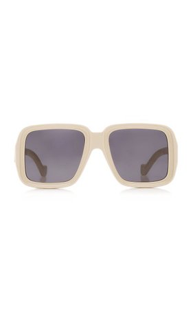 Oversized Rectangular-Frame Acetate Sunglasses By Loewe | Moda Operandi