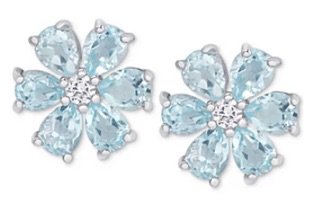 Crystal flower earrings Macy’s