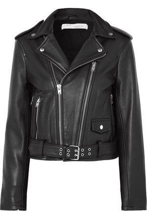 IRO | Illusive leather biker jacket | NET-A-PORTER.COM