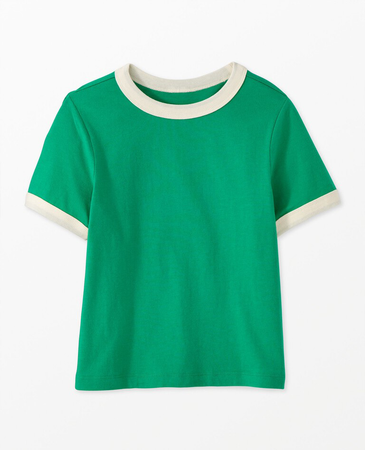 Hanna Andersson Green Ringer Tee