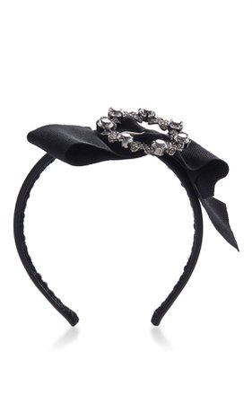 Crystal Embellished Bow Headband