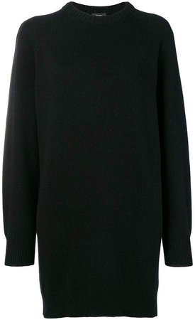 asymmetric sweater dress
