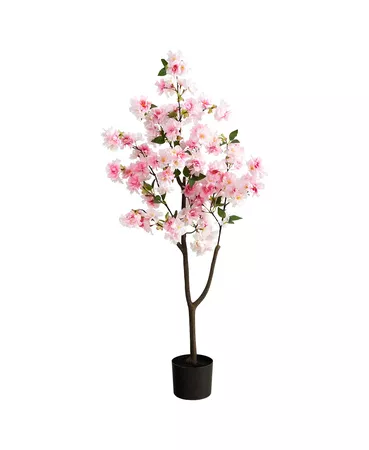 Nearly Natural 4' Cherry Blossom Artificial Tree