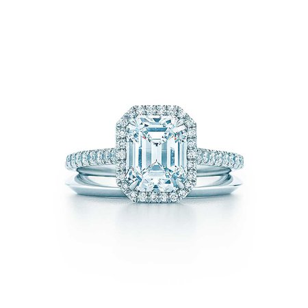 Emerald Cut Diamond Engagement Rings | Tiffany Soleste® Engagement Rings | Tiffany & Co.