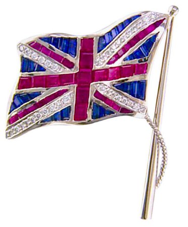 Union Jack brooch