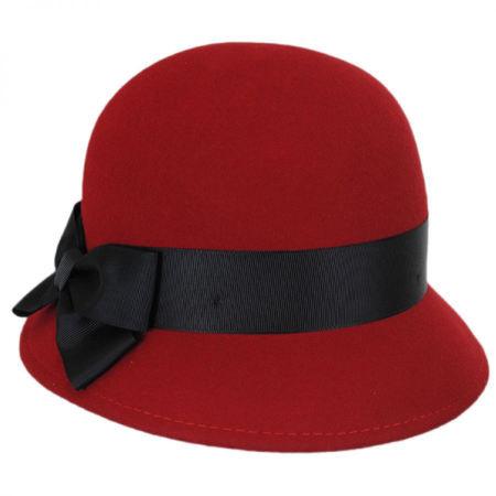 Red Cloche Hat