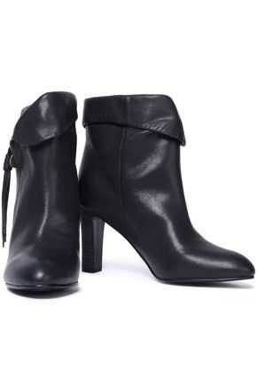 Masha brushed-leather ankle boots | SEE BY CHLOÉ | Sale up to 70% off | THE OUTNET