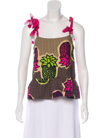 Moschino Abstract Pattern Top - Clothing - MOS34607 | The RealReal