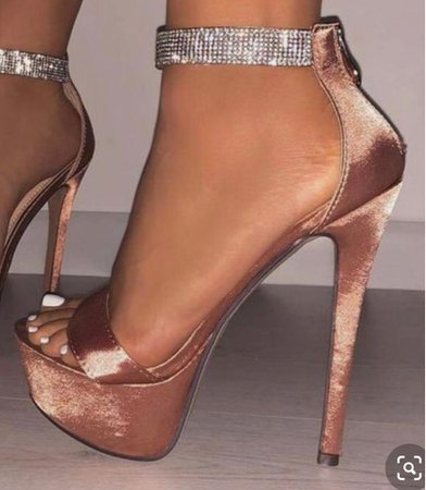 rose gold heels