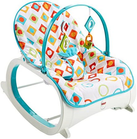 Amazon.com : Fisher-Price Infant-to-Toddler Rocker - Geo Diamonds : Baby
