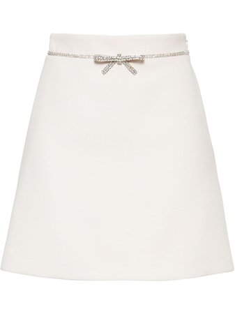 Miu Miu embellished mini skirt £860 - Shop Online - Fast Delivery, Free Returns