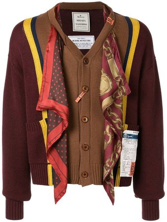 Maison Mihara Yasuhiro scarf-detail Cardigan ($466)