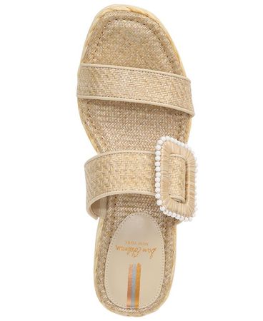 Sam Edelman Chase Flatform Raffia Wedge Sandals & Reviews - Sandals - Shoes - Macy's