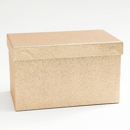 Champagne Glitter Gift Boxes | Paper Source