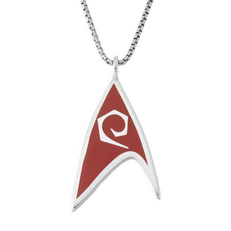 STAR TREK 50th Delta Enamel Necklace - Red Engineering – RockLove Jewelry