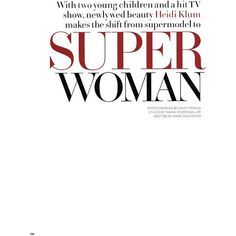 SUPER WOMAN