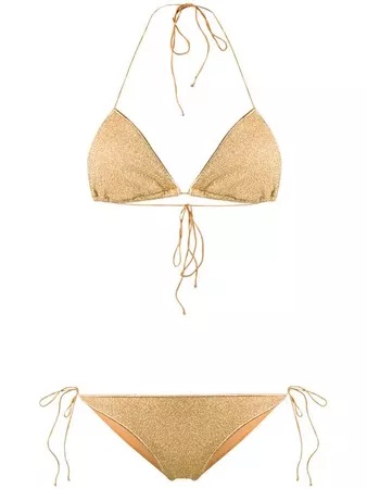 OSEREE metallic lurex bikini
