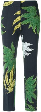 Andrea Marques printed skinny trousers