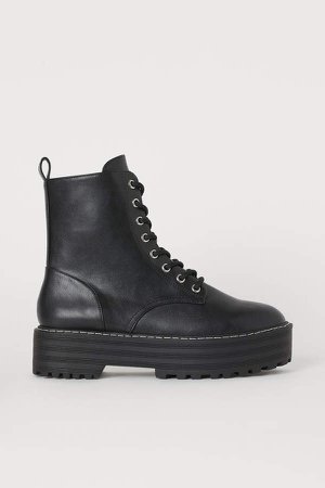 Platform Boots - Black