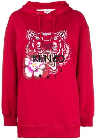 Jumping Tiger oversized hoodie