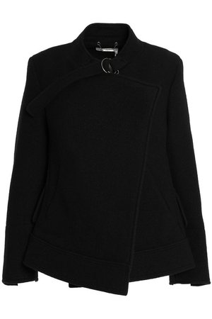 Wool and angora-blend felt jacket | CHLOÉ | Sale up to 70% off | THE OUTNET